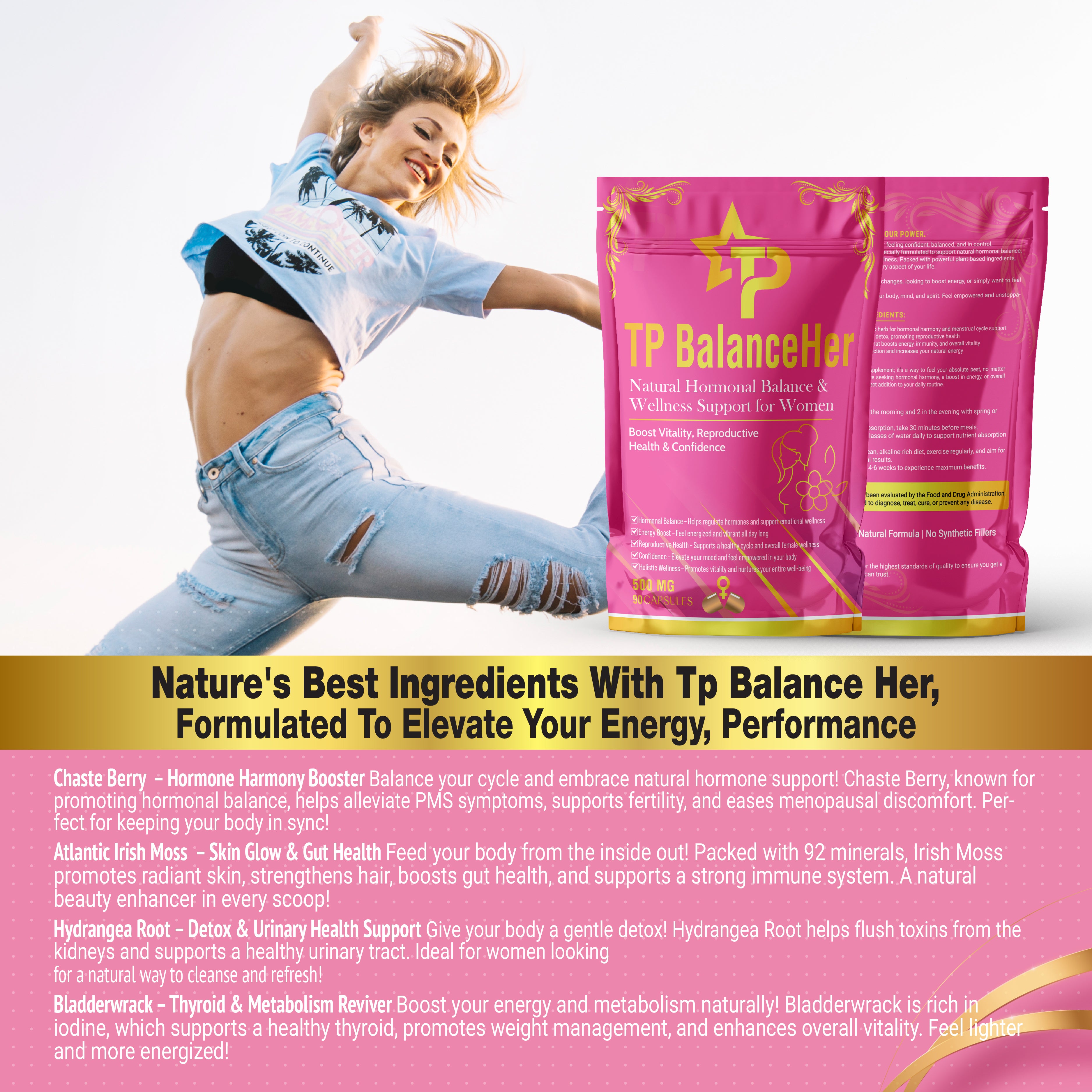 TP BalanceHer — Herbal Support for Women’s Wellness
